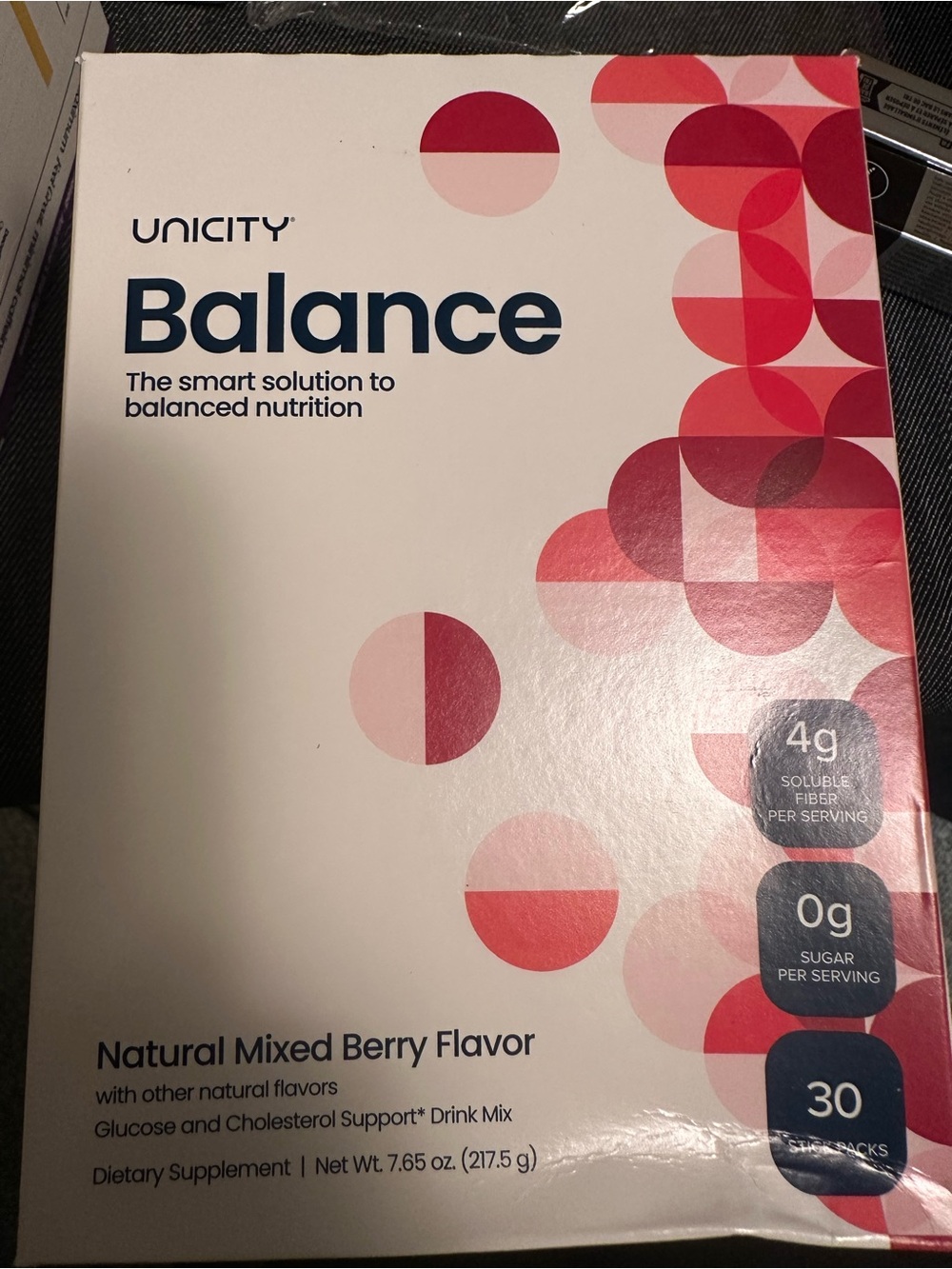 Balance Natural Mixed Berry Drink Mix - Pink/Red
